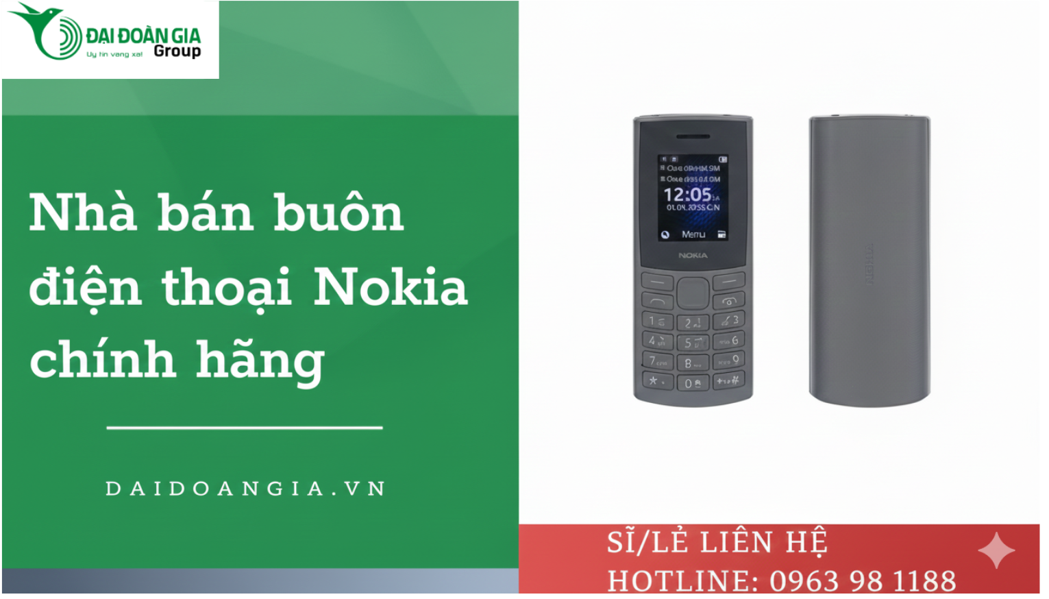 Nokia 105 4G Pro - Nhỏ gọn, pin bền, sóng khỏe