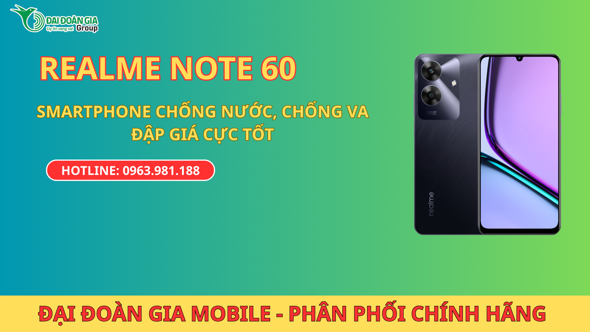 Đánh giá Realme Note 60: Smartphone chống nước, chống va đập giá cực tốt