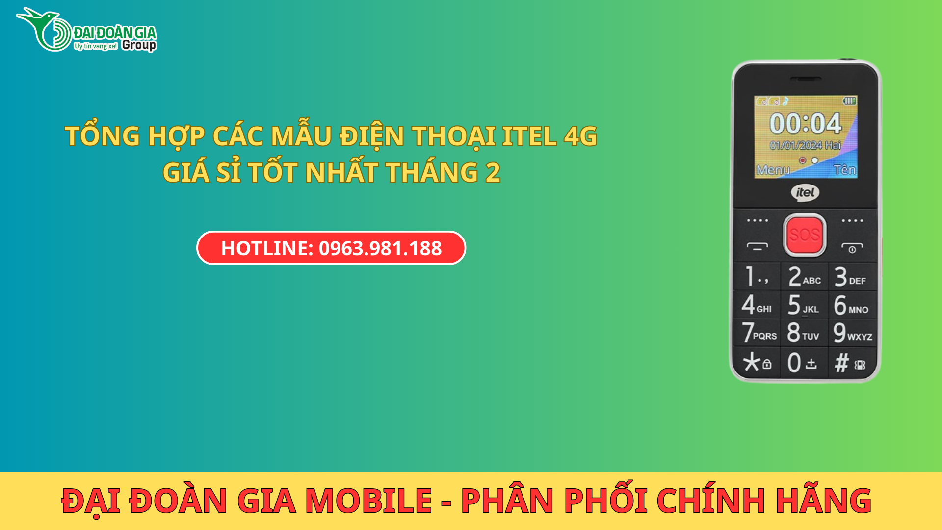 Tổng hợp các mẫu điện thoại Itel 4G giá sỉ tốt nhất cho đại lý tháng 2