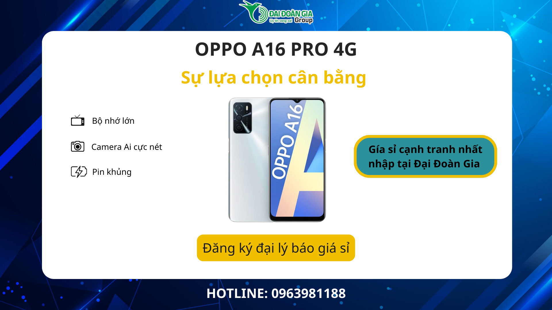 Oppo A16 Pro 4G: Sự lựa chọn cân bằng giữa camera và dung lượng bộ nhớ