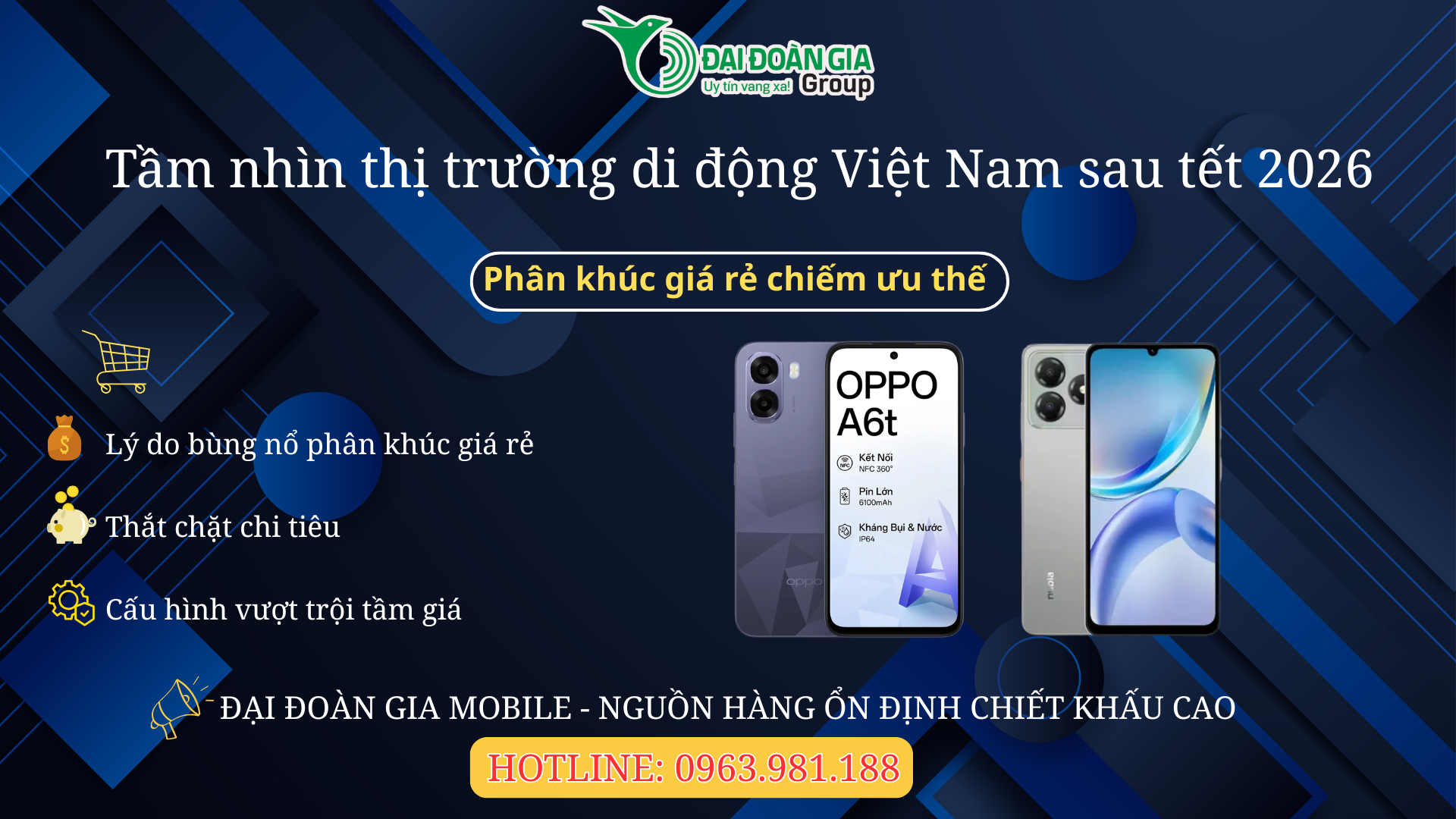 Tầm nhìn thị trường di động Việt Nam sau Tết: Phân khúc giá rẻ chiếm ưu thế