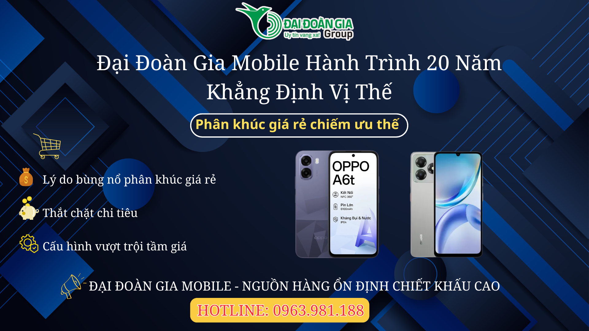 Đại Đoàn Gia Mobile: Hành trình 20 năm khẳng định vị thế nhà phân phối