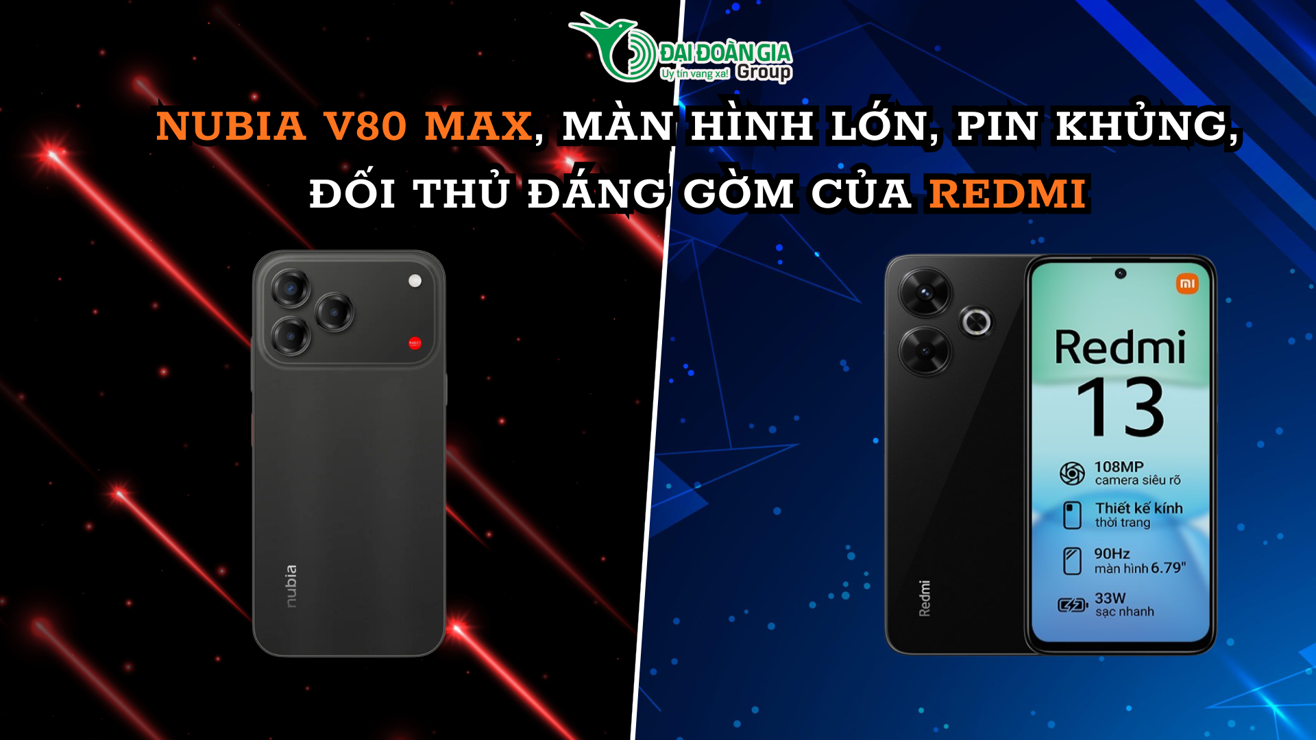 Nubia V80 Max: Màn hình lớn, pin khủng - Đối thủ đáng gờm của Redmi