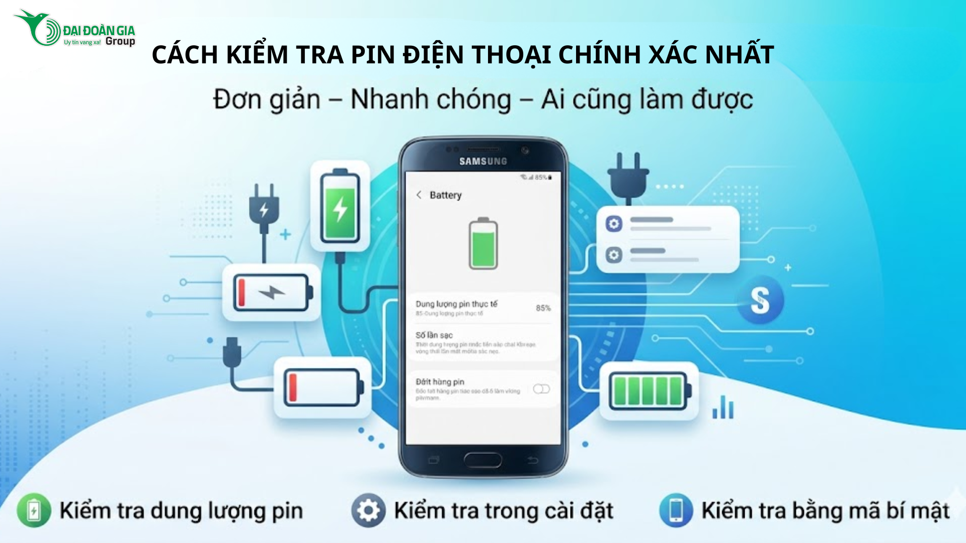 Cách kiểm tra pin điện thoại Samsung chính xác nhất