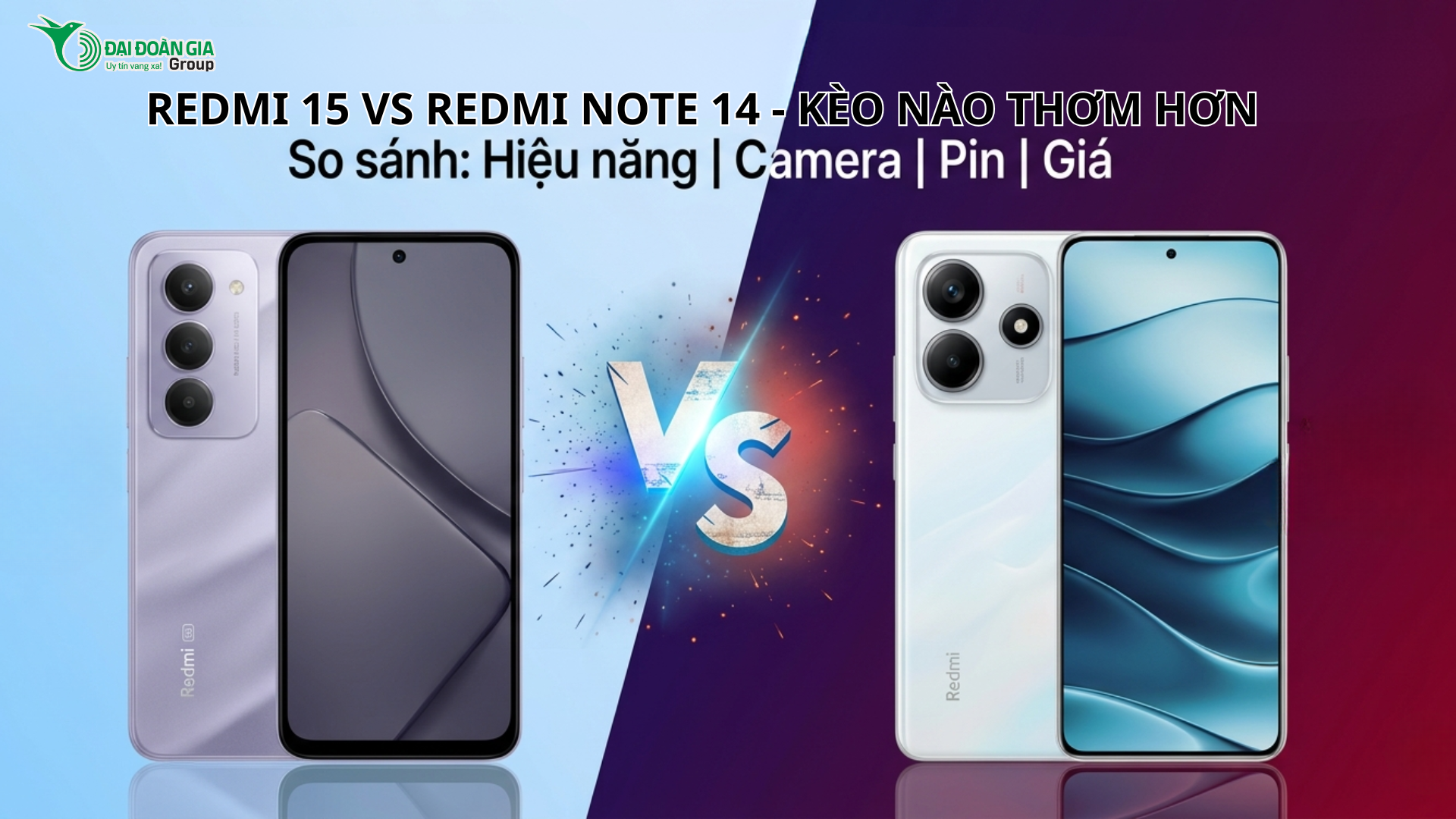 So sánh Xiaomi Redmi 15 và Redmi Note 14: Kèo nào thơm hơn?