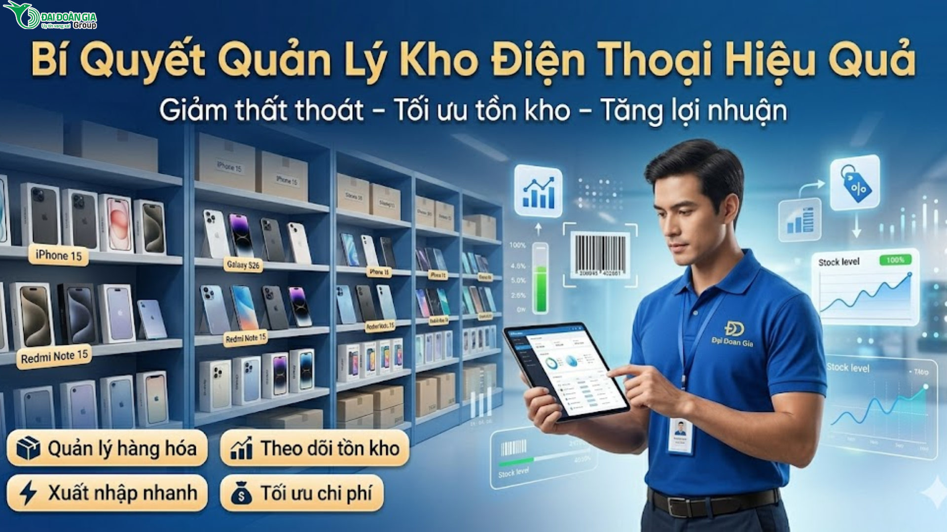 Bí quyết quản lý kho điện thoại hiệu quả cho chủ cửa hàng