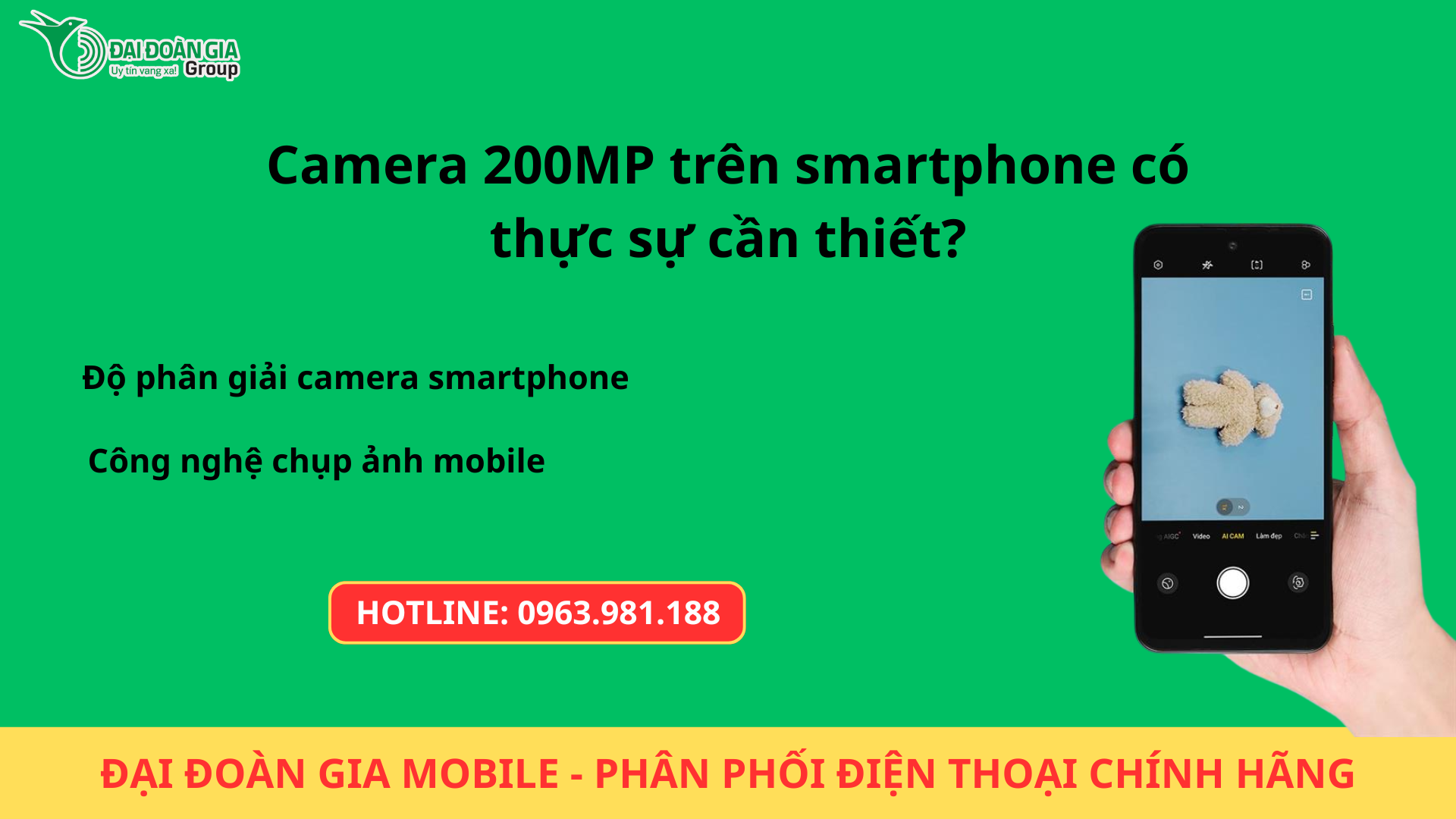 Camera 200MP trên smartphone có thực sự cần thiết?
