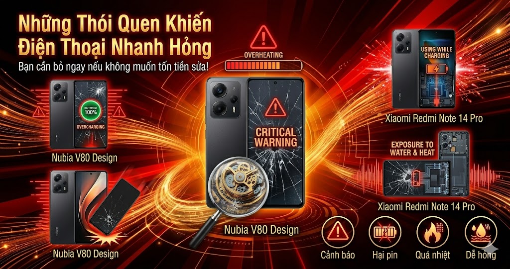 Những thói quen khiến điện thoại nhanh hỏng bạn cần bỏ ngay