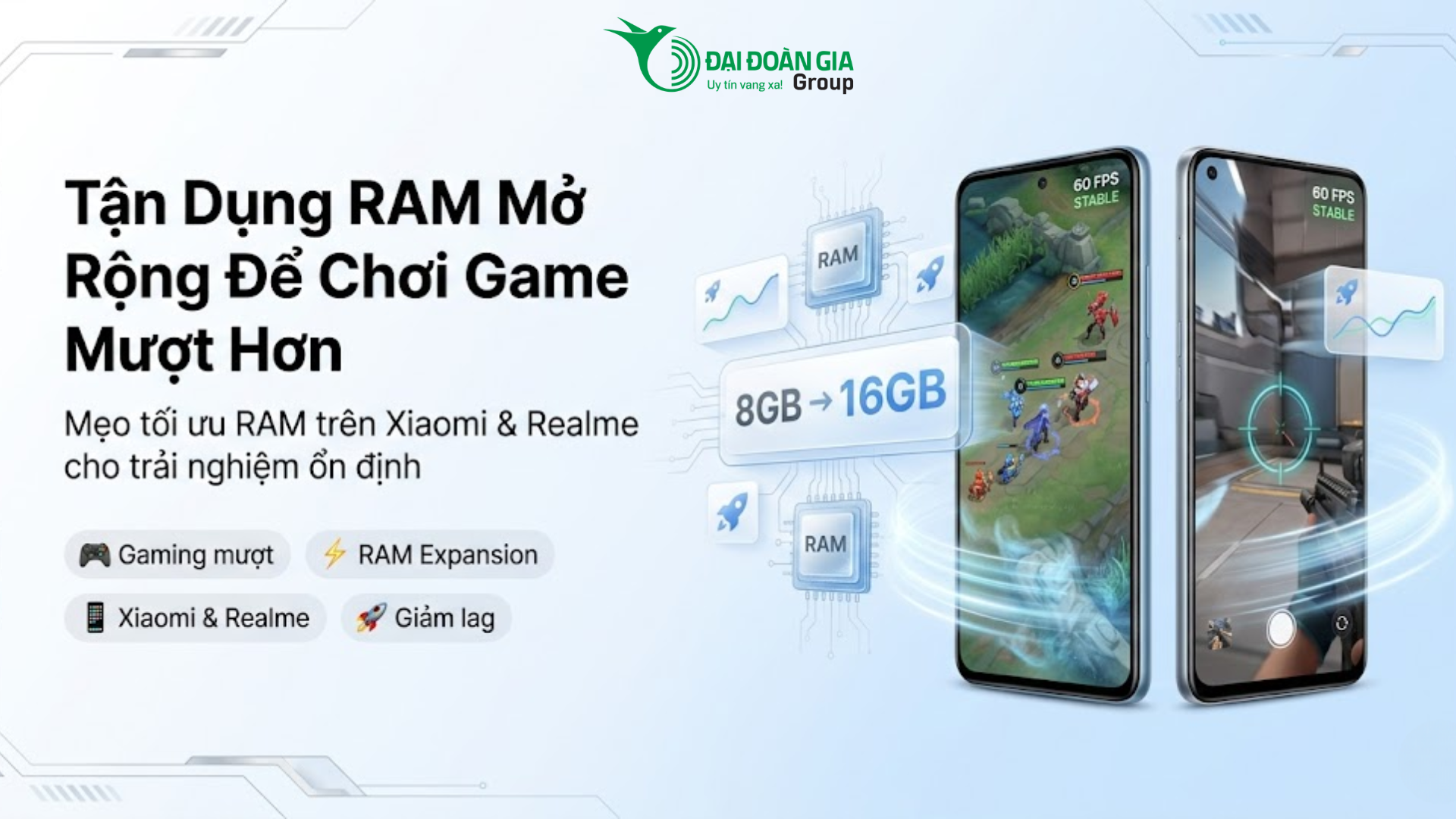 Cách tận dụng tối đa RAM mở rộng trên Xiaomi và Realme để chơi game mượt