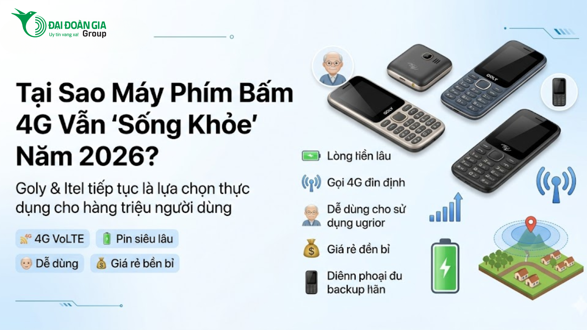Tại sao máy phím bấm 4G vẫn có chỗ đứng vững chắc năm 2026?