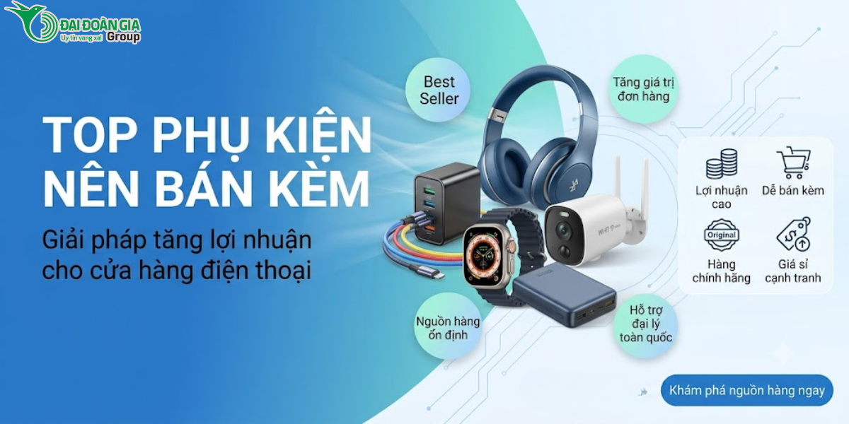 Top phụ kiện nên bán kèm giúp tăng lợi nhuận cửa hàng