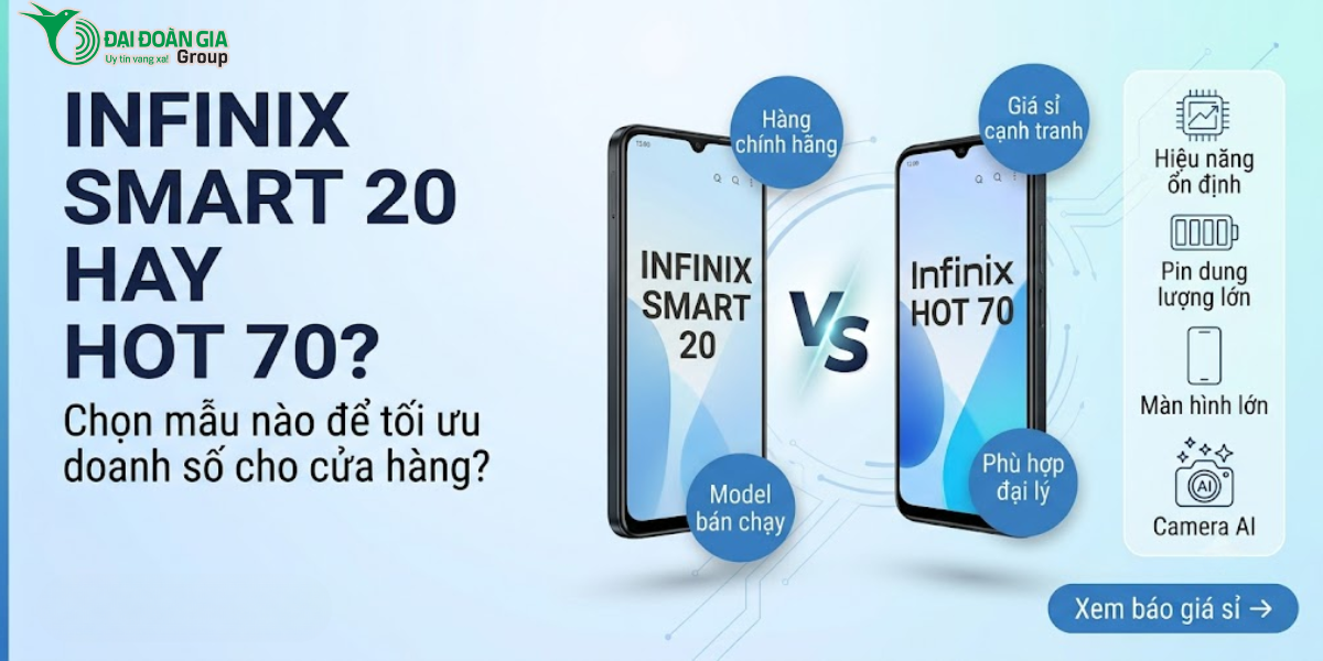 Infinix Smart 20 và Hot 70: Chọn mẫu nào?