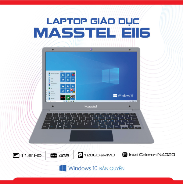 Máy tính xách tay Masstel E116